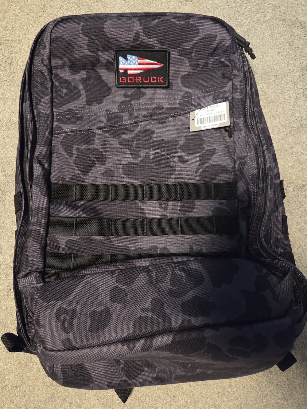 GoRuck GR2 - Black Frogskin (34L) - NWT